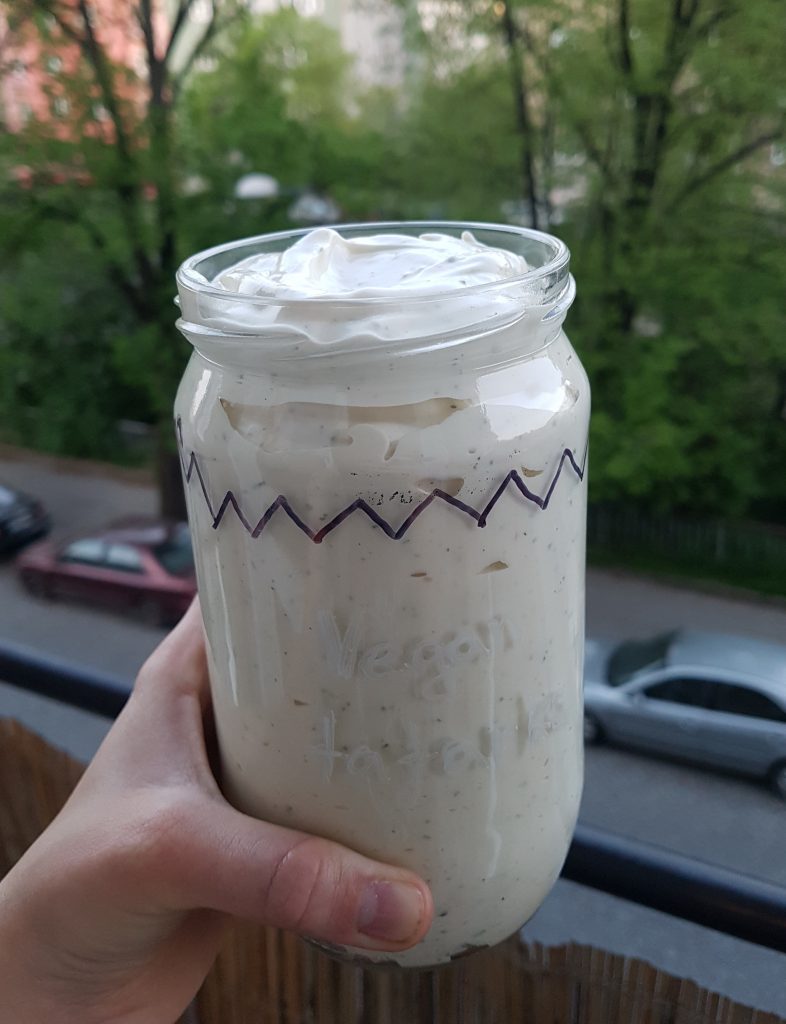 Domácí veganská majonéza